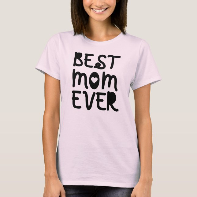 Camiseta Melhor Dia de as mães Da Mãe (Frente)