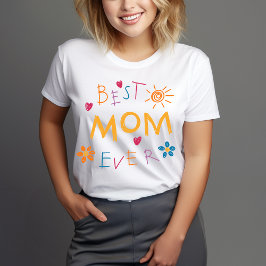 Camiseta Melhor Dia de as mães Da Mãe