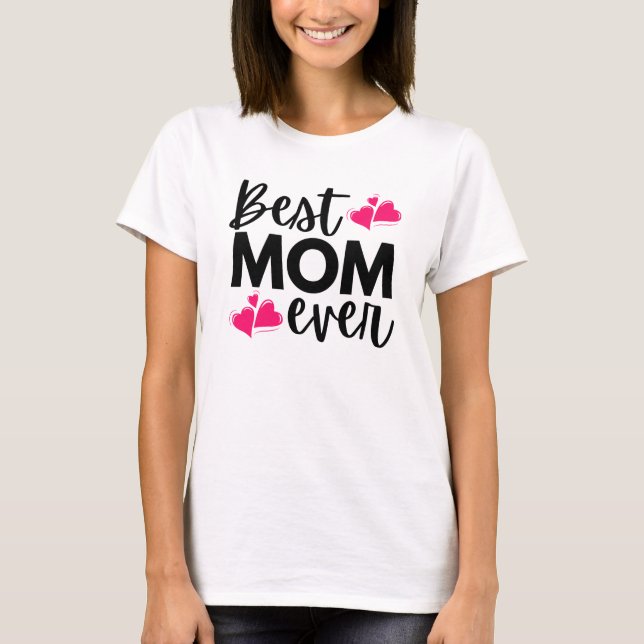 Camiseta Melhor Dia de as mães Da Mãe (Frente)