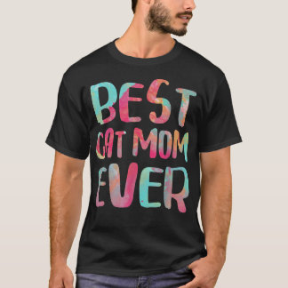 Camiseta Melhor Dia de as mães Da Mãe De Gato