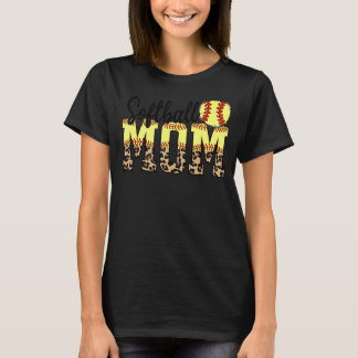 Camiseta Melhor Dia de as mães da Mãe de Softball