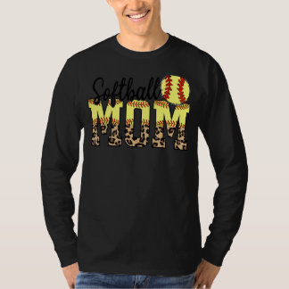Camiseta Melhor Dia de as mães da Mãe de Softball