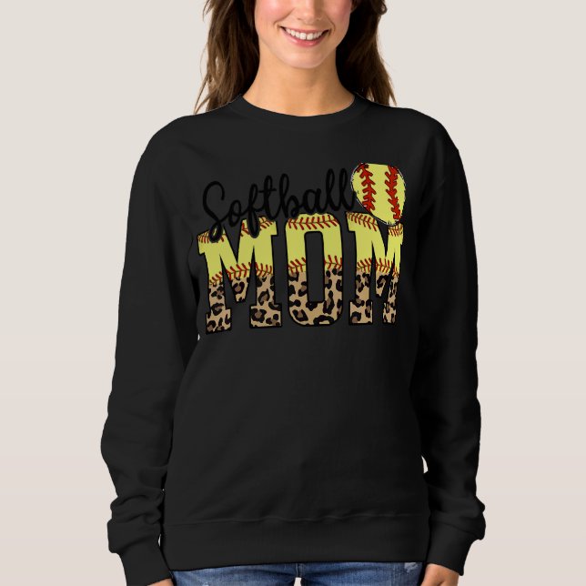 Camiseta Melhor Dia de as mães da Mãe de Softball (Frente)