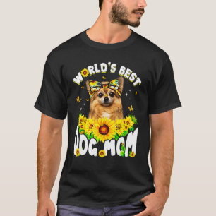 Camiseta Melhor Dia de as mães de Cachorro Chihuahua do Mun