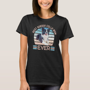 Camiseta Melhor Dia de as mães de Cachorro Collie Mãe