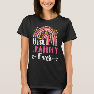 Camiseta Melhor Dia de as mães de Grammy Alguma Vez Rainbow