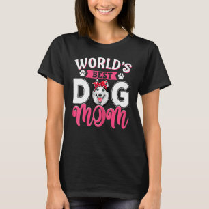 Camiseta Melhor Dia de as mães de Mãe do Cachorro Siberiano