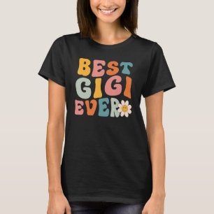 Camiseta Melhor Dia de as mães Gigi Para Mulheres Mãe Gran