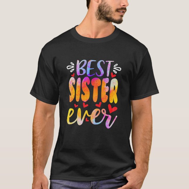 Camiseta Melhor Dia de as mães Irmã Do Mundo (Frente)