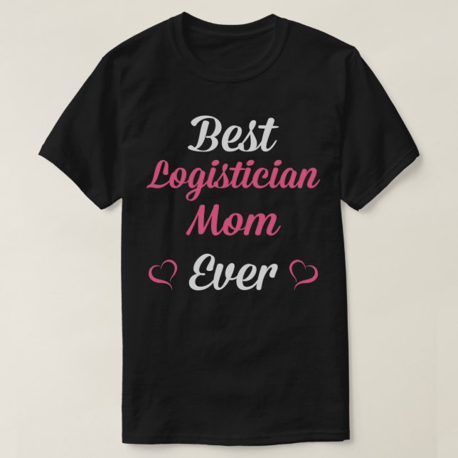 Camiseta Melhor Dia de as mães Logística da Mãe (Frente do Design)