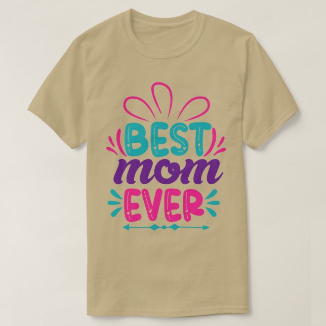 Camiseta Melhor Dia de as mães Mãe, Presente 5 (Frente do Design)