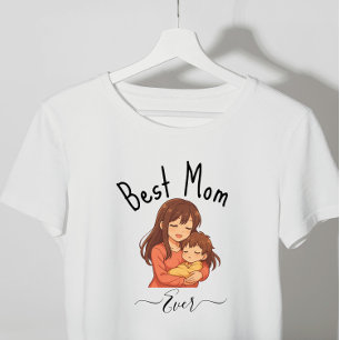 Camiseta Melhor Dia de as mães Personalizado Da Família Da 