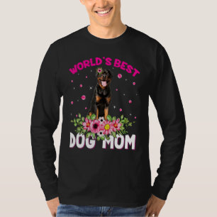 Camiseta Melhor Dia de as mães Rottweiler do Cachorro Mãe