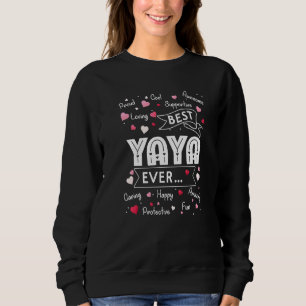 Camiseta Melhor Dia de as mães Yaya Da Primeira Vez Da Avó