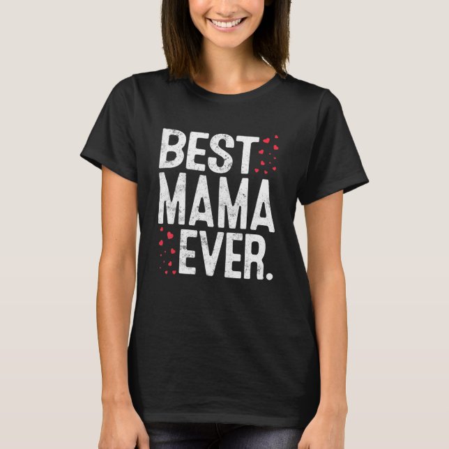 Camiseta Melhor Dia de os namorados de Mamãe Feita De Bonit (Frente)