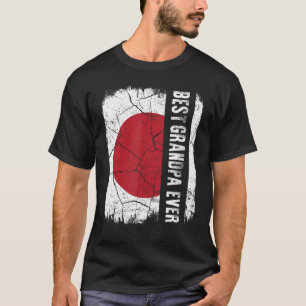 Camiseta Melhor Dia de os pais De Bandeira Do Japão