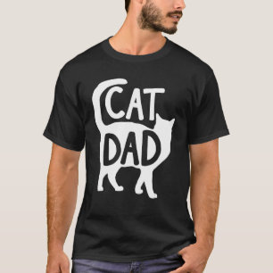 Camiseta Melhor Dia de os pais de Gato Homens Pai Papá Eng