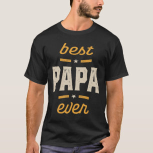 Camiseta Melhor Dia de os pais De Presente Para Papa