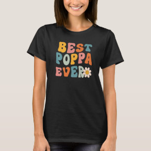 Camiseta Melhor Dia de os pais Poppa De Pai Masculino