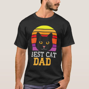 Camiseta Melhor Dia Feliz do Pai de Gato Papai Pai Filho G