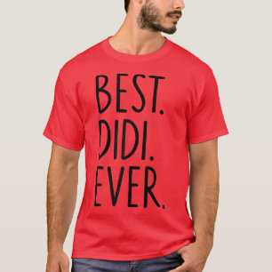 Camiseta Melhor Didi de Todos os Tempos 