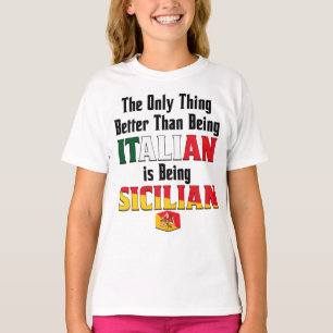 Camiseta Melhor do que ser italiano é ser siciliano