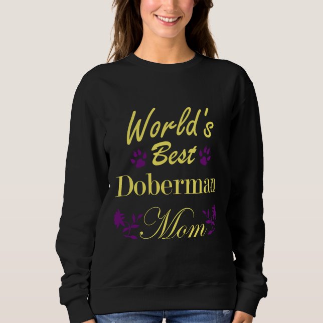 Camiseta Melhor Doberman Mãe 94 (Frente)