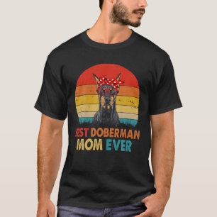 Camiseta Melhor Doberman Mãe Alguma Vez Vintage Retro og M