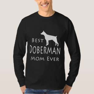 Camiseta Melhor Doberman Mãe De 116