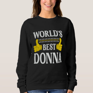 Camiseta Melhor Donna do Mundo Nome Pessoal Nome Engraçado