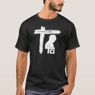 Camiseta Melhor dos logotipos de Banda Indochine2384png2384