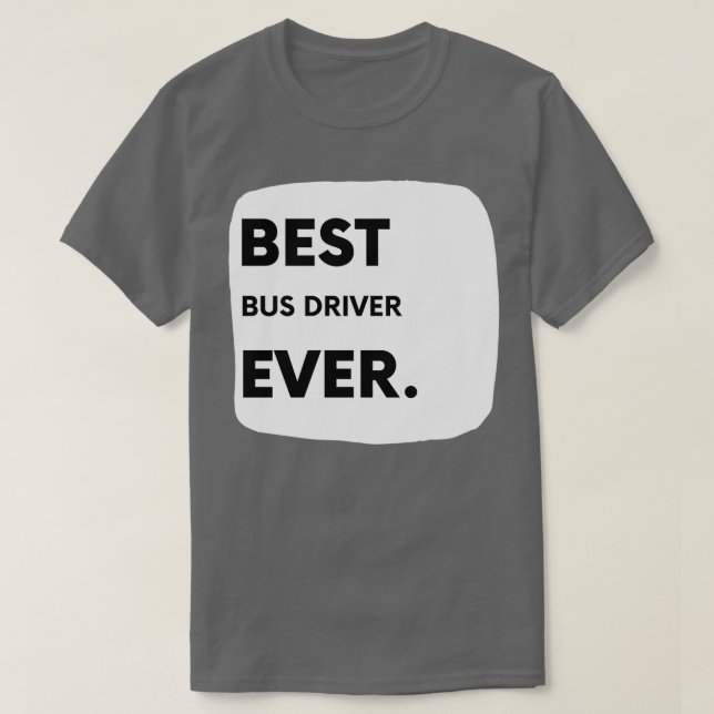 Camiseta Melhor driver de barramento 15 (Frente do Design)