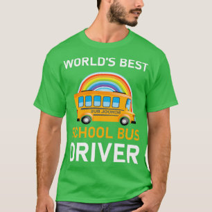 Camiseta Melhor Driver de Barramento Escolar do Mundo 27s 8