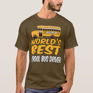Camiseta Melhor Driver de Barramento Escolar do Mundo 6