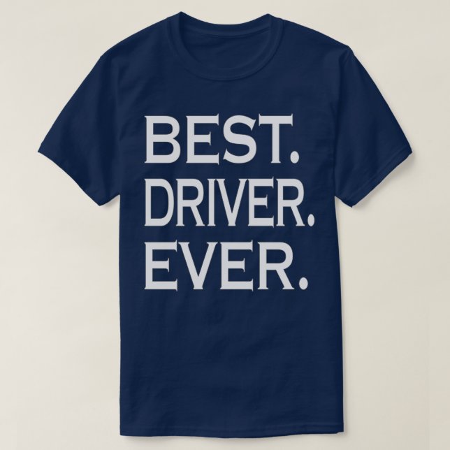 Camiseta Melhor driver de sempre (Frente do Design)
