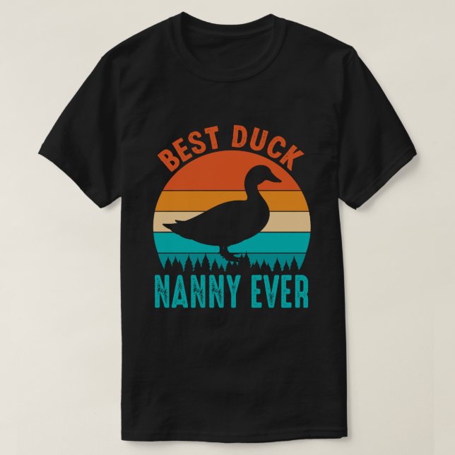 Camiseta Melhor Duck NANNY Vintage (Frente do Design)