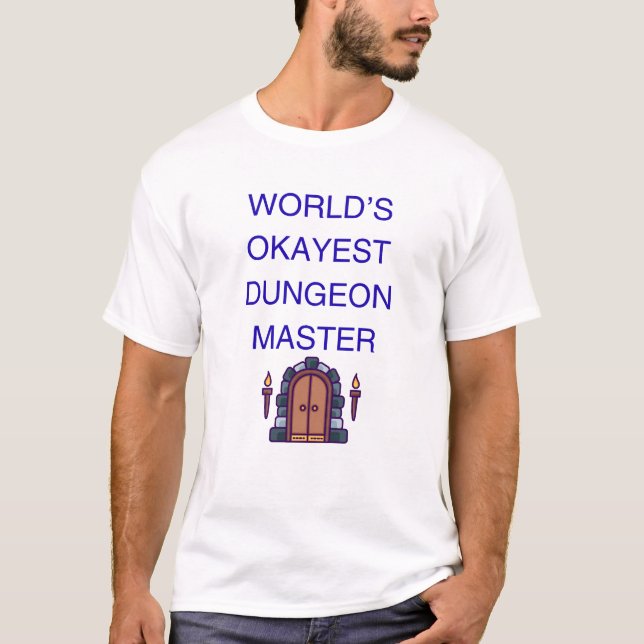 Camiseta Melhor Dungeon Master do Mundo | Presente Divertid (Frente)