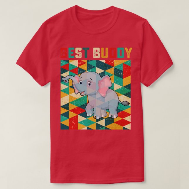 Camiseta Melhor Elefante Buddy (Frente do Design)