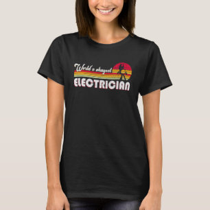Camiseta Melhor Eletricista do Mundo Colega de Trabalho
