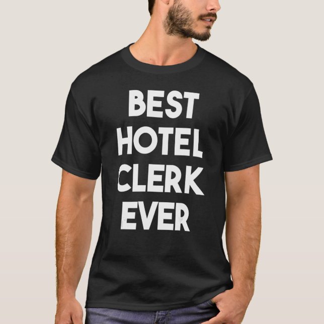 Camiseta Melhor Empregador De Hotel Já (Frente)