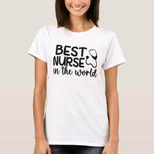 Camiseta Melhor Enfermeira do Mundo