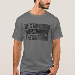 Camiseta Melhor Enfermeira Enfermeira Engraçada Lover Vint