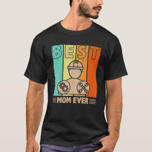 Camiseta Melhor Engenheiro Mecânico Mamãe Já Gráfico Mãe