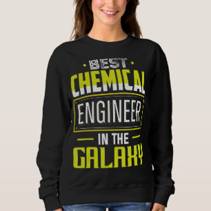 Camiseta Melhor Engenheiro Químico Na Engenharia De Galáxia