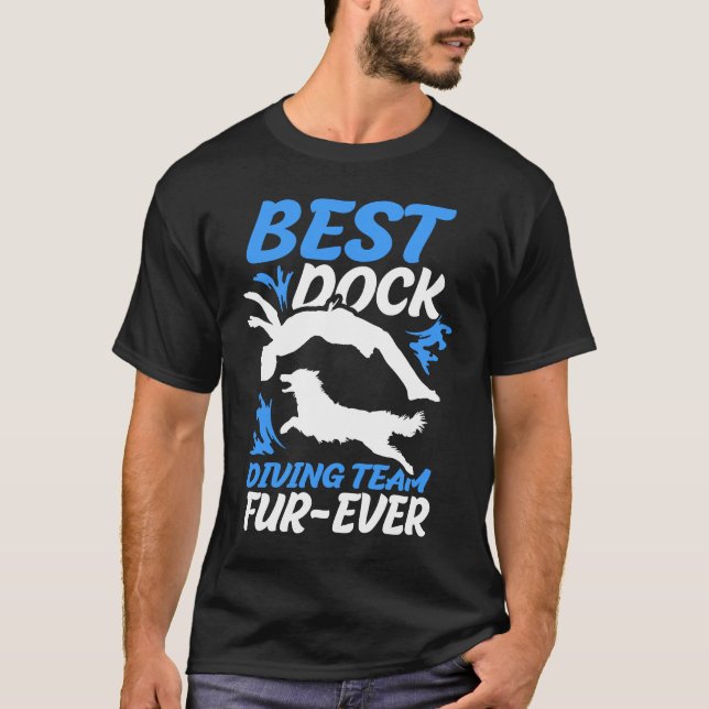 Camiseta Melhor Equipe de Mergulho de Choque Com Pele Nunca (Frente)