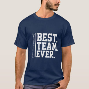 Camiseta Melhor Equipe De Todos Os Nomes Personalizados Col