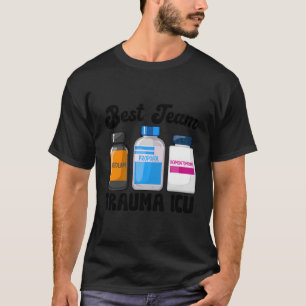 Camiseta Melhor Equipe Traumática Enfermeira Icu Enfermeira