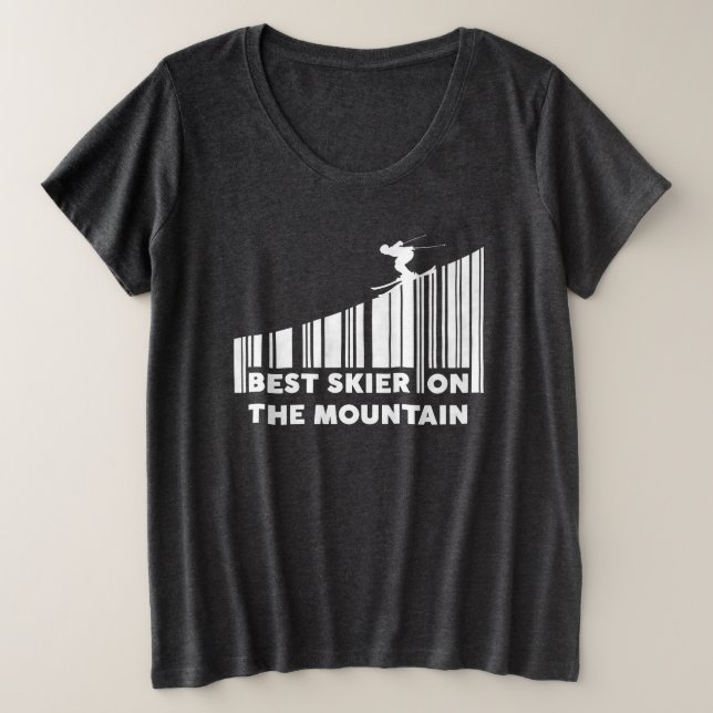 Camiseta Melhor Espião De Design de Código De Barras legal  (Frente do Design)