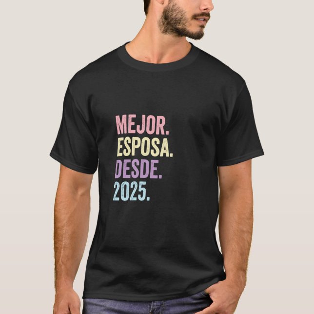 Camiseta Melhor Esposa Desde 2025 (Frente)