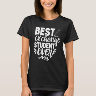 Camiseta Melhor Estudante de Troca de Família em qualquer E